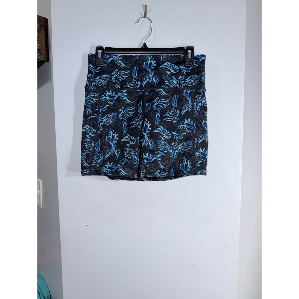 CVG Constantly Varied Gear phoenix black blue biker shorts women's medium